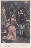 FANTAISIE(FEMME) COUPLE(LE PASSANT) SERIE DE 3 CARTES(ZANETTO ET SYLVIA) - Vrouwen