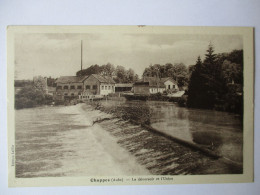 Cpa...Chappes...(aube)...le Déversoir Et L'usine...1945... - Autres & Non Classés