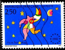 France Poste Obl Yv:2776 Mi:2924 Niki De Saint-Phalle (Lign.Ondulées) (Thème) - EU-Organe