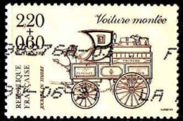 France Poste Obl Yv:2526 Mi:2662C Journée Du Timbre Voiture Montée (Obl.mécanique) (Thème) - Postkoetsen