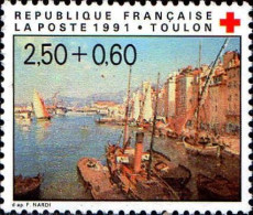 France Poste N** Yv:2733 Mi:2867A Francois Nardi Toulon (Thème) - Croce Rossa