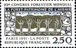 France Poste N** Yv:2725 Mi:2857 La Foret Patrimoine De L'avenir (Thème) - Alberi