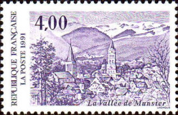 France Poste N** Yv:2707 Mi:2843 La Vallée De Munster (Thème) - Eglises Et Cathédrales