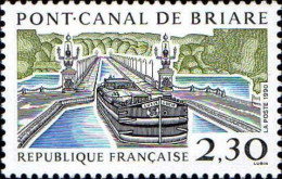 France Poste N** Yv:2658 Mi:2795 Pont-canal De Briare (Thème) - Bateaux