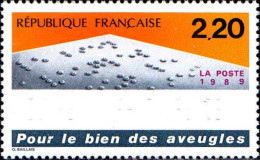 France Poste N** Yv:2562 Mi:2698 Pour Le Bien Des Aveugles (Thème) - Handicaps