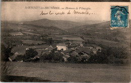 St-Bonnet-des-Bruyères Canton De Monsols Hameau De Vilmartin Rhône 69790 Dos Vert Cpa Voyagée En TB.Etat - Other & Unclassified