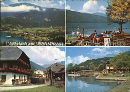 72407010 Doebriach Millstaettersee Panorama Ortspartie Badestrand Radenthein - Autres & Non Classés