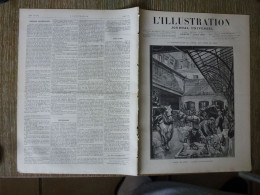 L'Illustration Août 1880 Reconstruction De L'Hôtel Des Postes De Paris Régates De Trouville Frontières De La Grèce - Revistas - Antes 1900