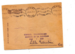 Lettre Flamme Foix Chateau Grotte Climat - Mechanical Postmarks (Advertisement)