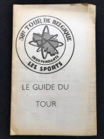 Programme De Course Courses Velo Championnat 38èm Tour De Belgique 1955 Le Guide Du Tour - Sport Cyclisme - Programma's