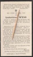Grimbergen, 1931, Ludovicus Wyns, - Images Religieuses