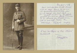 Maxime Weygand (1867-1965) - Général Français - Lettre Autographe Signée - 1954 - Politisch Und Militärisch