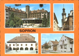 72406897 Sopron Oedenburg Teilansichten Gebaeude Kirche Brunnen  - Hungary
