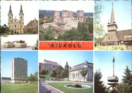 72406893 Miskolc Kirche Burgruine Hochhaus Platz Turm Miskolc - Ungheria