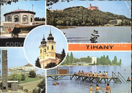 72406884 Tihany Hafen Kirche Badesteg Plattensee Ungarn - Hungary