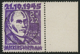 MECKLENBURG-VORPOMMERN 21 O, 1945, 8 Pf. Faschismus, Pracht, Gepr. Kramp, Mi. 80.- - Other & Unclassified