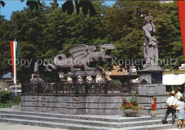 72406872 Klagenfurt Woerthersee Lindwurmbrunnen Neuer Platz Klagenfurt - Sonstige & Ohne Zuordnung