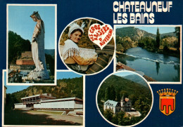 CPM - CHATEAUNEUF-les-BAINS - Multivues / Blason Héraldique R.Louis - Edition Combier - Other & Unclassified