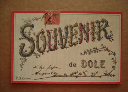 39 - SOUVENIR DE DOLE (paillettes, Strass) - Edition Haulmont - Dole