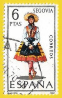 España. Spain. 1970. Edifil # 1955. Traje Regional. Segovia - Used Stamps