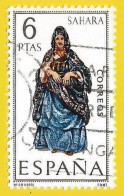 España. Spain. 1970. Edifil # 1951. Traje Regional. Sahara - Used Stamps