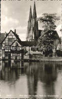 72406316 Soest Arnsberg Blick Ueber Den Grossen Teich Zur Wiesenkirche Soest - Soest