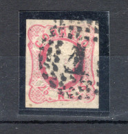 1862 PORTOGALLO N.15 25r. Rosa USATO - Used Stamps