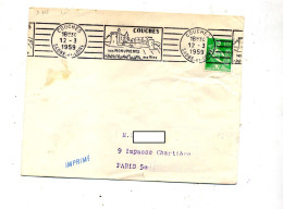 Lettre Flamme Couches Monument Vin Sur Moisson - Mechanical Postmarks (Advertisement)