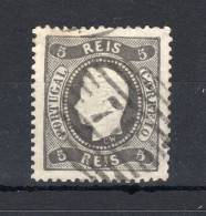 1867 PORTOGALLO N.26 5r. Nero USATO - Used Stamps