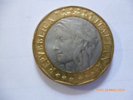 Moneta Circolata Lire 1000 Laura Cretara - 1 000 Liras