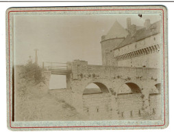 DIEPPE - PHOTOGRAPHIE ORIGINALE ALBUMINEE 19ème - Le Château - TRES RARE -  VOIR SCANS - Dieppe