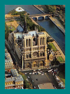 75 Paris Vue Aérienne Cathédrale Notre Dame Éditions Yvon 5604 - Notre Dame De Paris