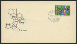 LIECHTENSTEIN 398 BRIEF, 1960, 50 Rp. Europa Auf FDC, Pracht, Mi. 40.- - Otros & Sin Clasificación