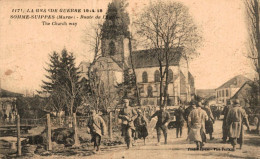 K2805 - SOMME SUIPPES - D51 - Route De L'Église - La Grande Guerre 1914/18 - Sonstige & Ohne Zuordnung