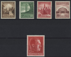 Dt. Reich 664-68 **, 1938, 49. Geburtstag Und Sportfest, 5 Prachtwerte, Mi. 29.- - Unused Stamps