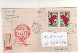 Timbres  " Fleurs : Roses " Sur Lettre Recommandée , Registered Cover , Mail Du 29/04/81 - Briefe U. Dokumente