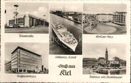 72405293 Kiel Berliner Platz Ostseehalle Raiffeisenhaus Rathaus Und Stadttheater - Kiel