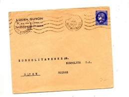 Lettre Flamme Muette Paris Sur Ceres - Mechanical Postmarks (Advertisement)