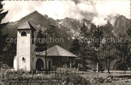 72405260 Garmisch-Partenkirchen Bergkapelle Gegen Zugspitzgruppe Garmisch-Parten - Garmisch-Partenkirchen