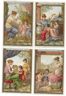 S 214, Liebig 6 Cards, Education Dans L'ancienne Grèce (one Backside Has Small Damage) (ref B3) - Liebig