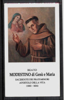 **  BEATO MODESTINO Di Gesù E Maria ** - Devotion Images