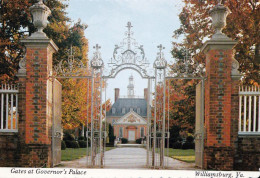 1 AK USA / Virginia * Eingang Zum Gouverneurspalast In Der Stadt Williamsburg - Gates At Governor's Palace * - Other & Unclassified