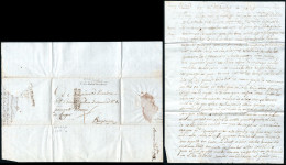 Madrid - Prefilatelia - 1818 - Carta Fechada En Madrid A Francia - ...-1850 Vorphilatelie