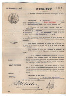 VP23.127 - GUINE X LE HAVRE 1936 - Requête / Ordonnance - Capitaine SPIDAA, Navire Norvégien ¨ OLAF FOSTENES ¨ - Trasporti