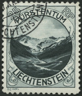 LIECHTENSTEIN 98A O, 1930, 25 Rp. Naafkopf, Gezähnt L 101/2, Pracht, Mi. 45.- - Altri & Non Classificati