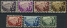 BELGIEN 347-53 *, 1932, TBC, Falzrest, Prachtsatz - Unused Stamps
