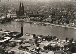 72405059 Koeln Rhein Blick Auf Rhein Tanzbrunnen Dom Fliegeraufnahme Koeln Rhein - Koeln