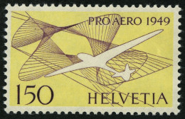 SCHWEIZ BUNDESPOST 518 **, 1949, 150 C. Pro Aero, Winziger Papierknitter Sonst Pracht, Mi. 45.- - Ungebraucht