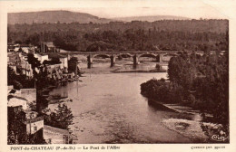 N°3834 W -cpa Pont Du Château -le Pont De L'Allier- - Pont Du Chateau