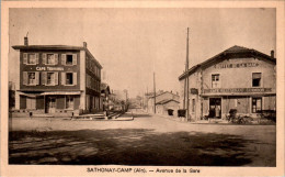 Sathonay-Camp Avenue De La Gare Rhône 69580 Cpa Tardive Non Ecrite Au Dos En TB.Etat - Altri & Non Classificati